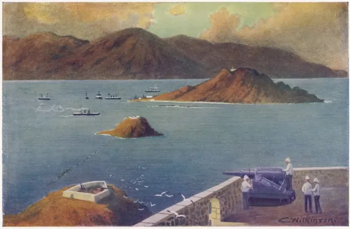 Gerahmter Druck : Chinesisch / Weihai