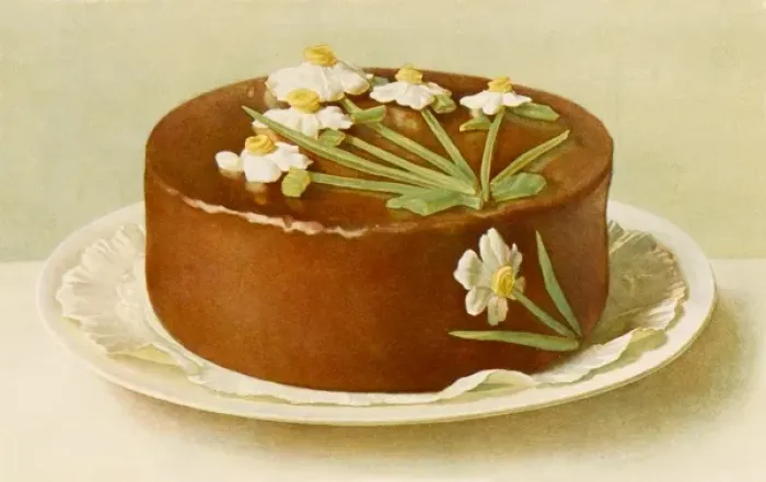 Gerahmter Druck : Schokoladenkuchen Gerahmter Druck : Schokoladenkuchen
