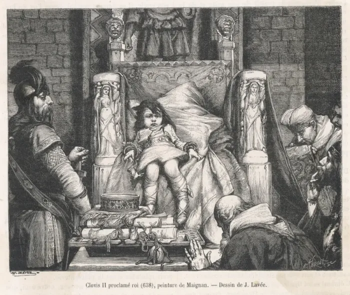 Gerahmter Druck : Clovis II Erklärt Gerahmter Druck : Clovis II Erklärt