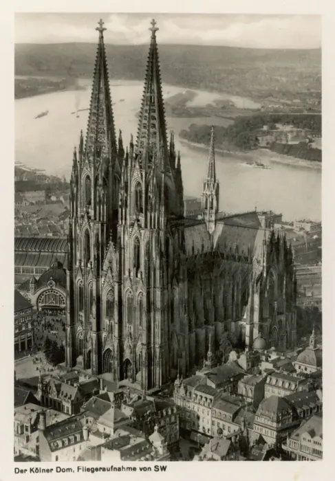 Gerahmter Druck : Kölner Dom