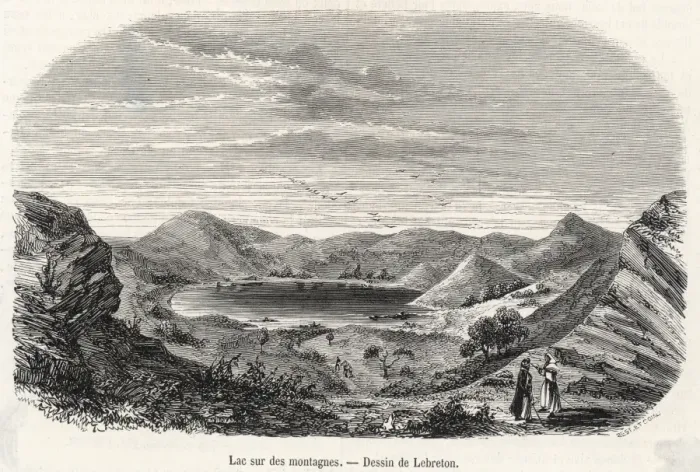 Gerahmter Druck : Inseln Comoren 1855 Gerahmter Druck : Inseln Comoren 1855