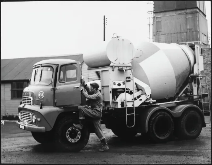 Gerahmter Druck : Beton transporter