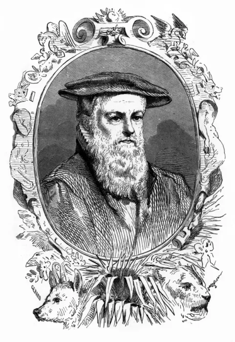 Gerahmter Druck : Konrad Gesner Gerahmter Druck : Konrad Gesner