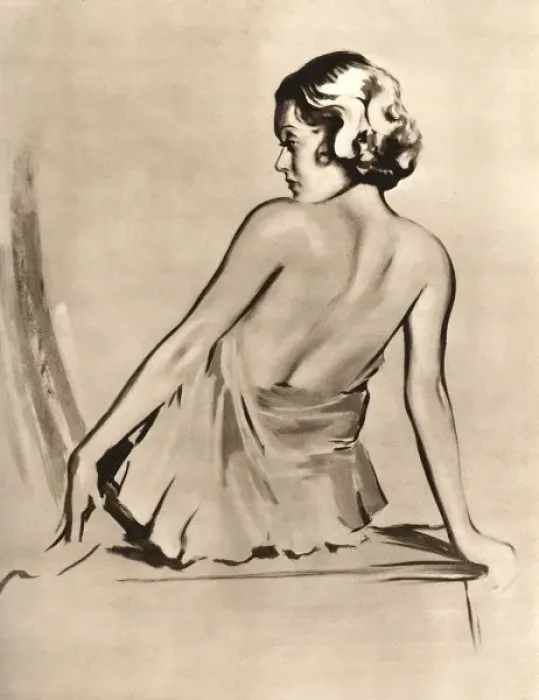 Gerahmter Druck : Constance Bennett in The Common Law Gerahmter Druck : Constance Bennett in The Common Law