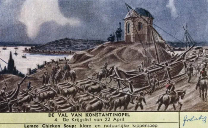 Gerahmter Druck : Fall von Konstantinopel - 4