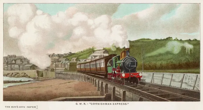 Gerahmter Druck : Der Cornishman Express Gerahmter Druck : Der Cornishman Express