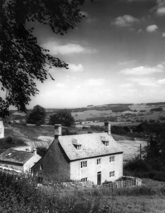 Gerahmter Druck : Bauernhof Cotswolds Gerahmter Druck : Bauernhof Cotswolds