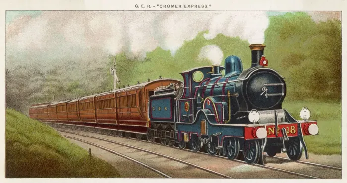 Gerahmter Druck : Die Cromer Express Gerahmter Druck : Die Cromer Express