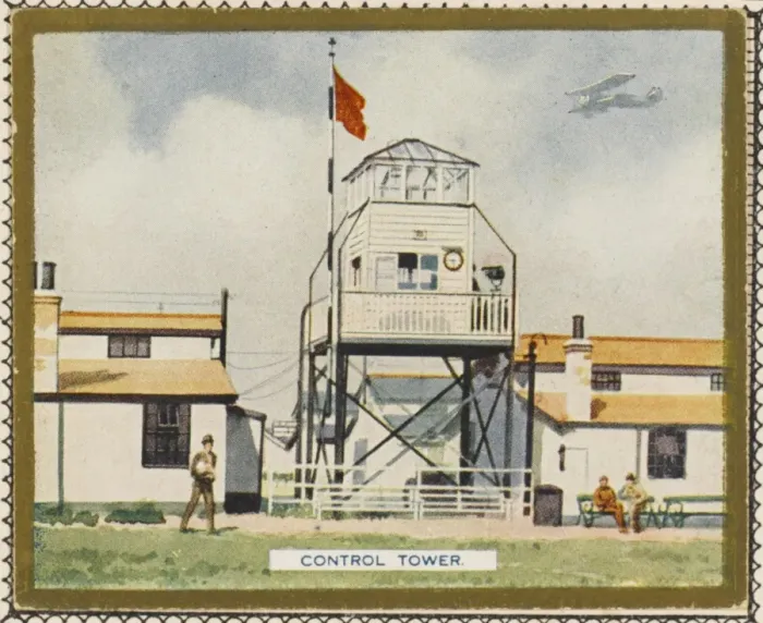 Gerahmter Druck : Kroldon Kontrollturm Gerahmter Druck : Kroldon Kontrollturm