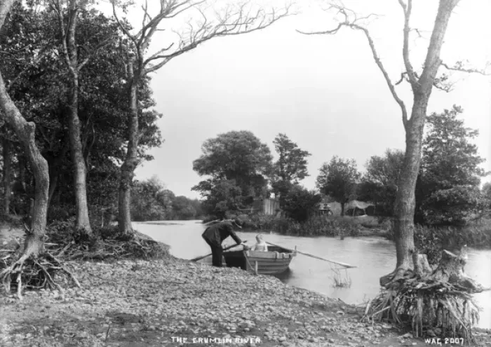 Gerahmter Druck : Die Fluss Crumlin Gerahmter Druck : Die Fluss Crumlin