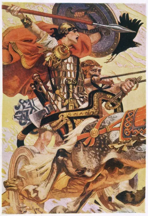 Gerahmter Druck : Kuhltahn / Leyendecker Gerahmter Druck : Kuhltahn / Leyendecker