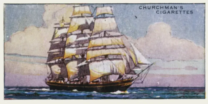 Gerahmter Druck : Kuttysark Klipper