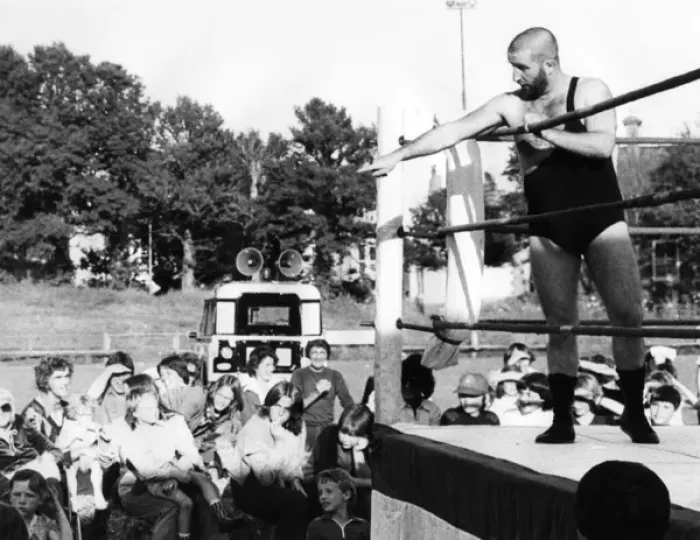 Gerahmter Druck : Zyankalien-Sid Cooper, Wrestler Gerahmter Druck : Zyankalien-Sid Cooper, Wrestler
