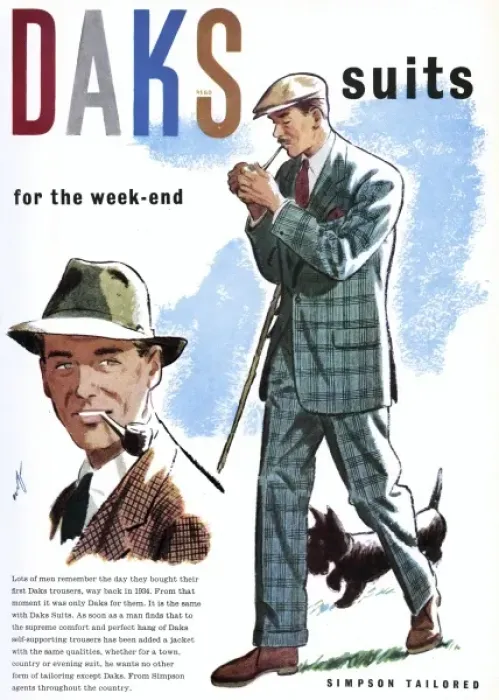 Gerahmter Druck : Die DAK-Werbung, 1951 Gerahmter Druck : Die DAK-Werbung, 1951