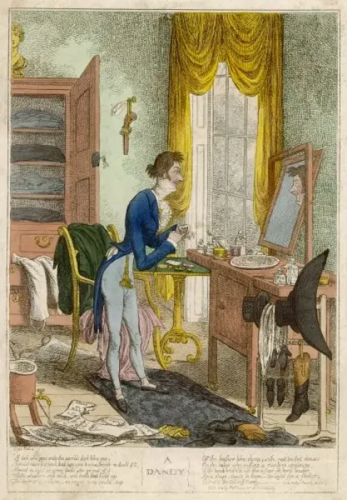Gerahmter Druck : Dandy von Williams, 1818 Gerahmter Druck : Dandy von Williams, 1818