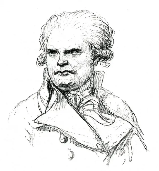 Gerahmter Druck : Danton, Jean-Louis David Gerahmter Druck : Danton, Jean-Louis David