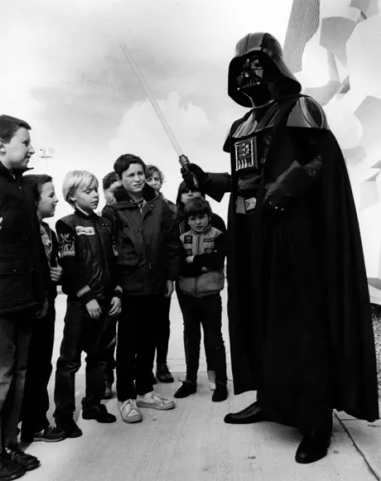 Gerahmter Druck : Darth Vader in Kornwall Gerahmter Druck : Darth Vader in Kornwall
