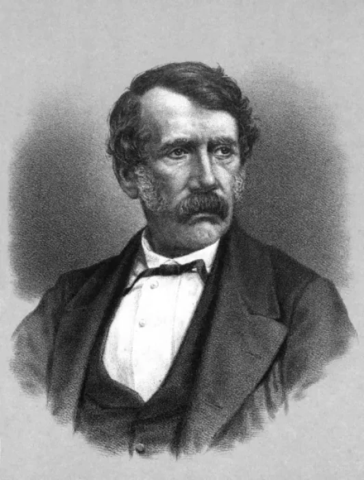 Gerahmter Druck : David Livingston