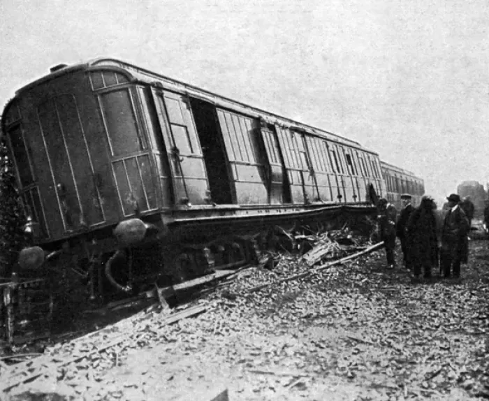Gerahmter Druck : Die Störung des Flying Scotsman Gerahmter Druck : Die Störung des Flying Scotsman