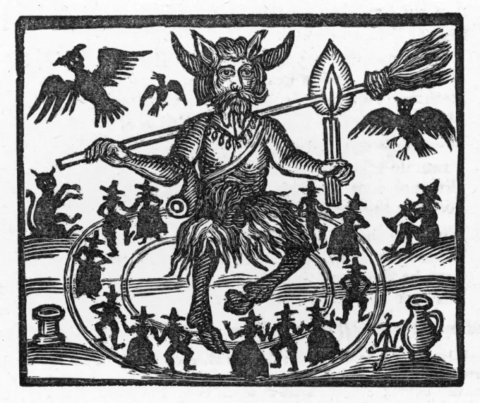 Gerahmter Druck : Teufel am Sabbat Gerahmter Druck : Teufel am Sabbat