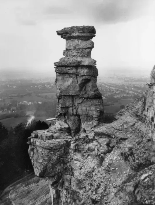 Gerahmter Druck : Der Teufelsschornstein Gerahmter Druck : Der Teufelsschornstein