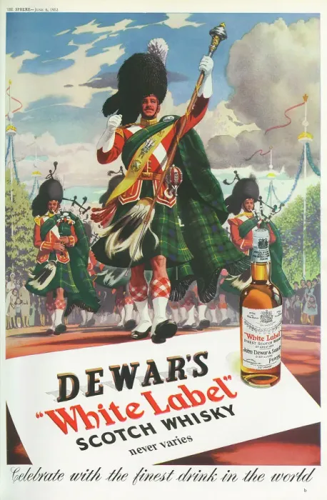 Gerahmter Druck : Anzeige von Dewar's Gerahmter Druck : Anzeige von Dewar's