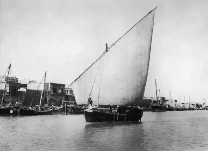 Gerahmter Druck : Dhow im Irak Gerahmter Druck : Dhow im Irak