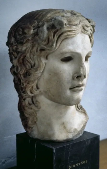 Gerahmter Druck : Dionysos, Statue Gerahmter Druck : Dionysos, Statue