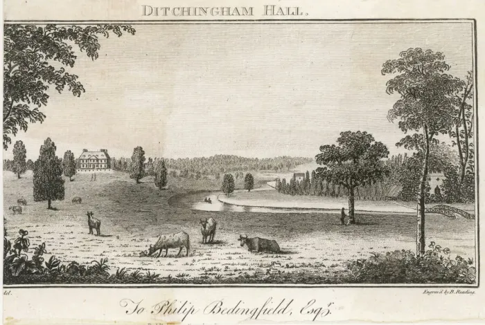 Gerahmter Druck : Drechningham Halle Gerahmter Druck : Drechningham Halle