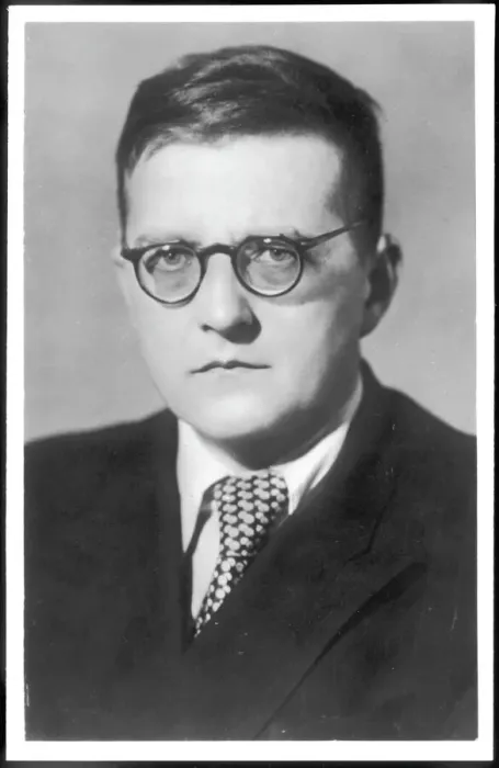 Gerahmter Druck : Dmitri Schostakowitsch Gerahmter Druck : Dmitri Schostakowitsch
