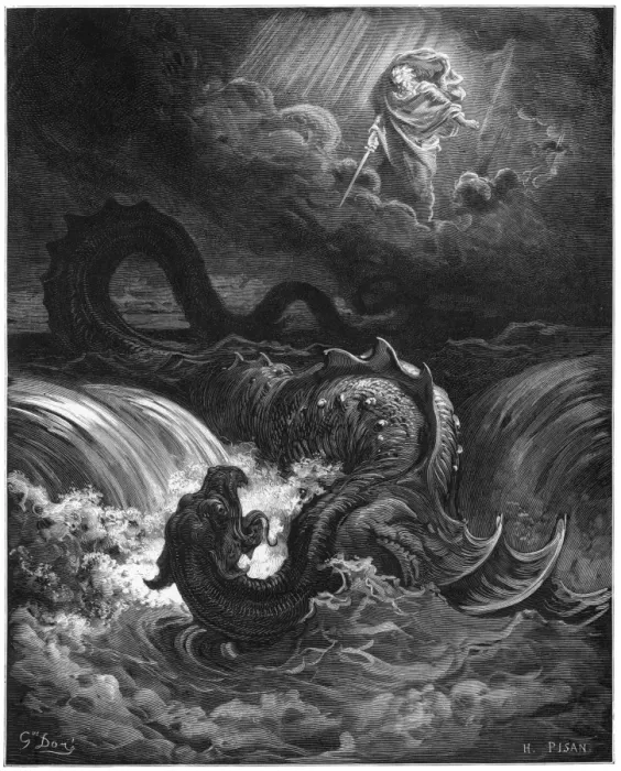 Gerahmter Druck : Dores Leviathan Gerahmter Druck : Dores Leviathan