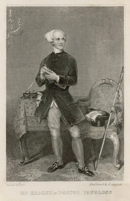 Gerahmter Druck : Dr.Pangloss / Candide Gerahmter Druck : Dr.Pangloss / Candide