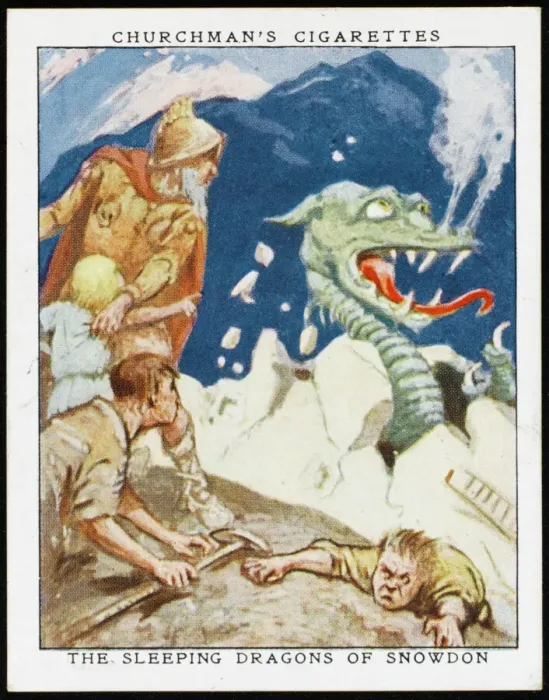 Gerahmter Druck : Drachen des Snowdon Gerahmter Druck : Drachen des Snowdon