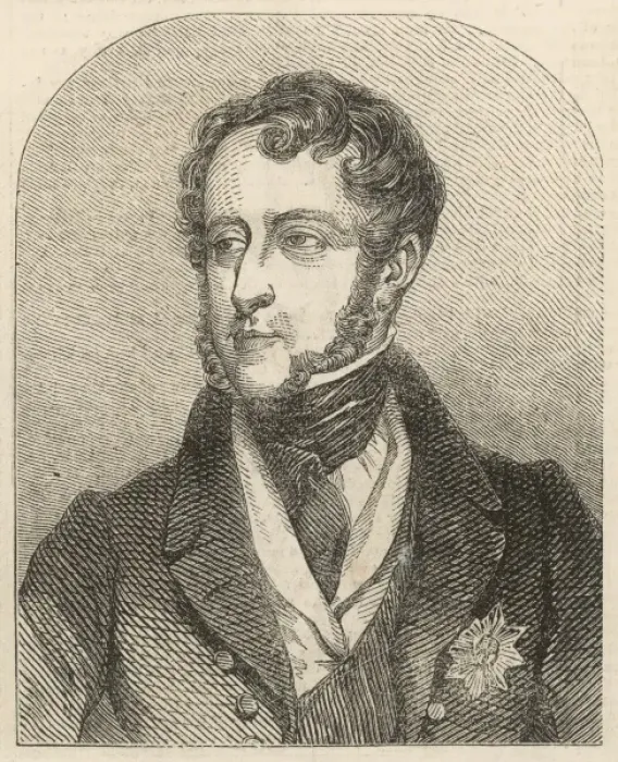 Gerahmter Druck : Herzog von Devonshire 1843 Gerahmter Druck : Herzog von Devonshire 1843