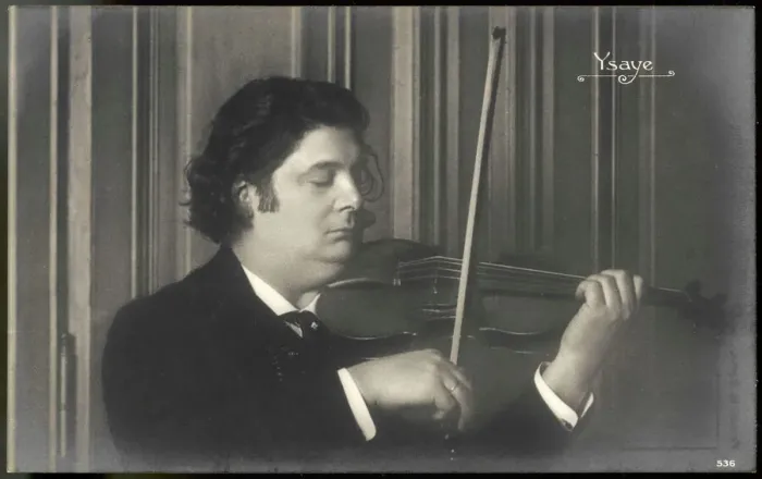 Gerahmter Druck : E-A Ysaye / Postkarte Gerahmter Druck : E-A Ysaye / Postkarte