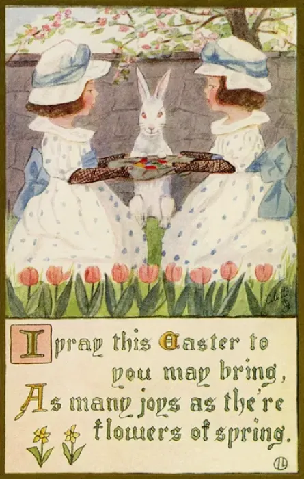 Gerahmter Druck : Easter bunny Gerahmter Druck : Easter bunny