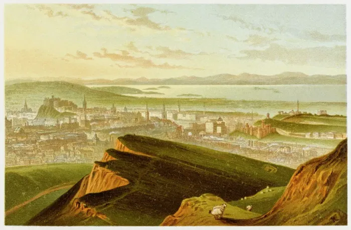 Gerahmter Druck : Edinburgh / Von Arthurs Gerahmter Druck : Edinburgh / Von Arthurs