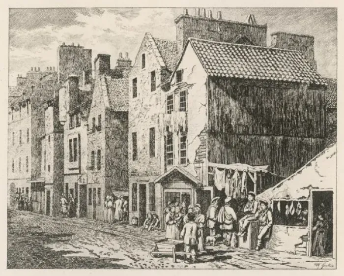 Gerahmter Druck : Edinburgh, Cowgate Gerahmter Druck : Edinburgh, Cowgate