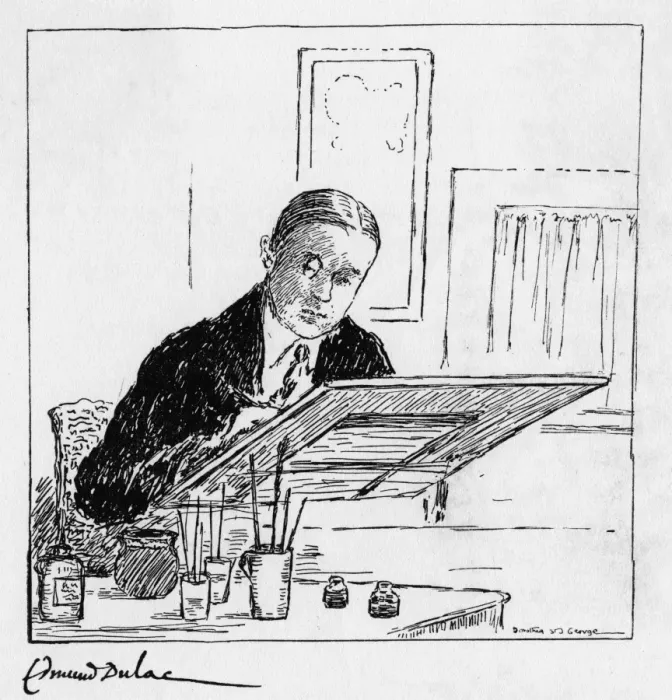 Gerahmter Druck : Edmond Dulac Gerahmter Druck : Edmond Dulac
