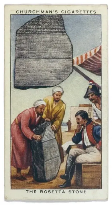 Gerahmter Druck : Ägypten / Rossettastone Gerahmter Druck : Ägypten / Rossettastone