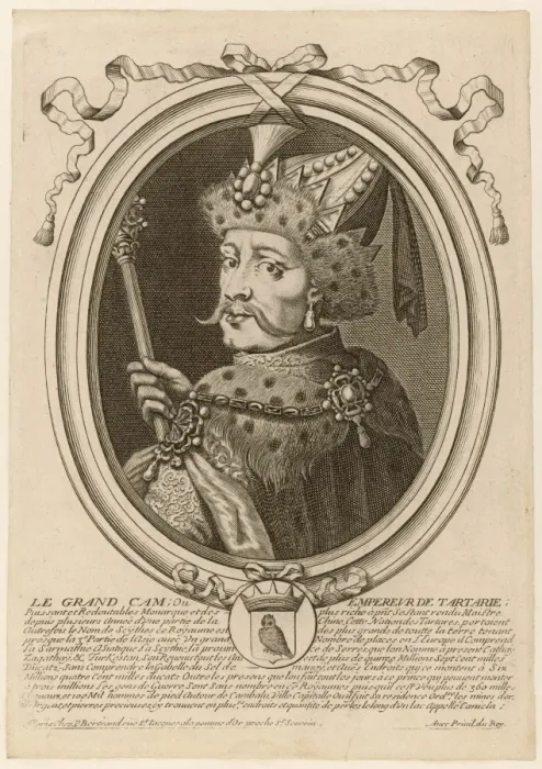 Gerahmter Druck : Kaiser Cham (Tatar) Gerahmter Druck : Kaiser Cham (Tatar)
