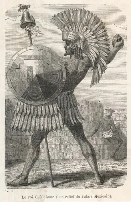 Gerahmter Druck : Kaiser Kuitlahuac Gerahmter Druck : Kaiser Kuitlahuac