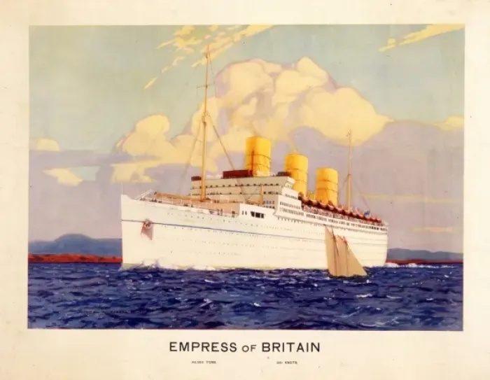 Gerahmter Druck : Britannische Kaiserin Gerahmter Druck : Britannische Kaiserin