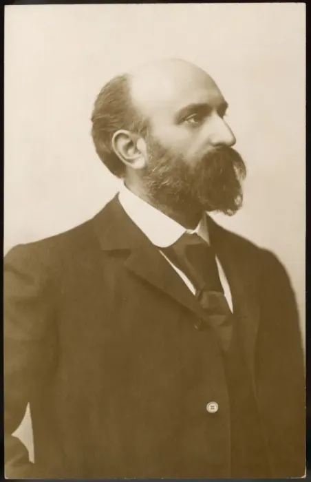 Gerahmter Druck : Ernst Chausson  /  PCard