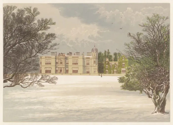Gerahmter Druck : Heston Hall Gerahmter Druck : Heston Hall