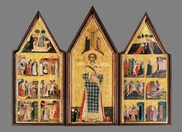 Gerahmter Druck : Master des Estopianus (14.Jh.) Gerahmter Druck : Master des Estopianus (14.Jh.)