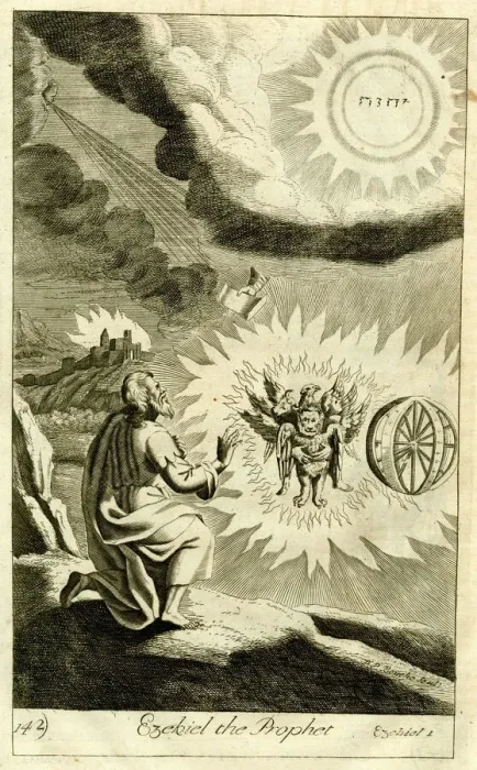 Gerahmter Druck : Ezechiels der Prophet Gerahmter Druck : Ezechiels der Prophet