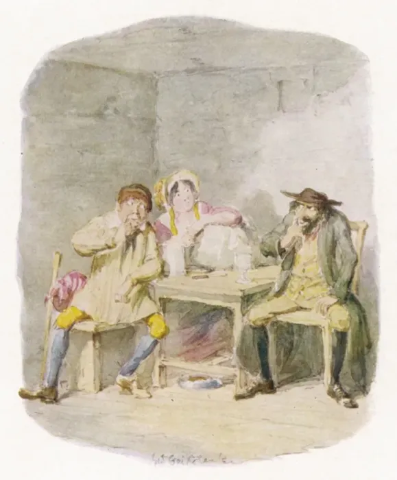 Gerahmter Druck : Fagin und Bottcher