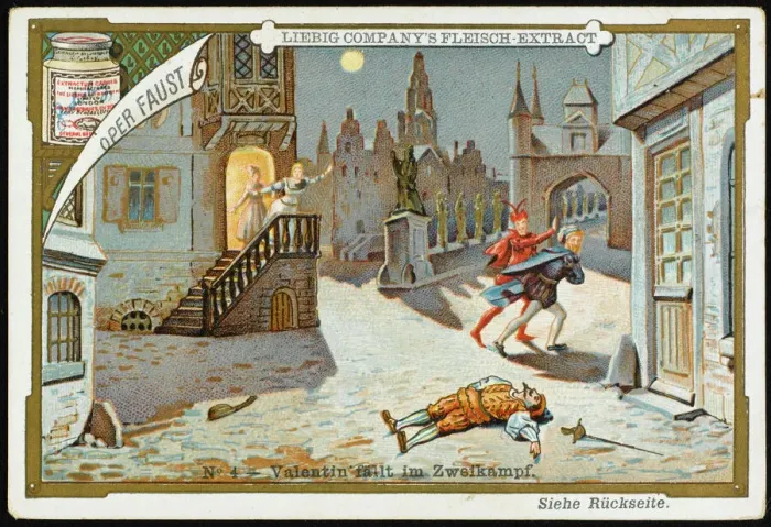 Gerahmter Druck : Faust-Liebig-Gruppe, Gruppe 4 Gerahmter Druck : Faust-Liebig-Gruppe, Gruppe 4