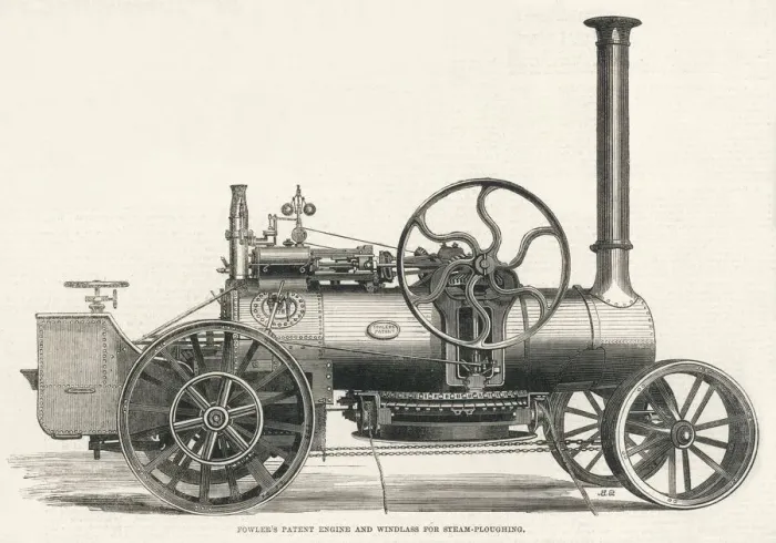 Gerahmter Druck : Bowen's Dampfmaschine Gerahmter Druck : Bowen's Dampfmaschine